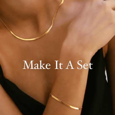 1# BEST Gold Herringbone Snake Chain Bracelet Jewelry Gift for Women | #1 Best Most Top Trendy Trending Aesthetic Yellow Gold Chain Bracelet Jewelry Gift for Women, Girls, Girlfriend, Mother, Wife, Ladies| Mason & Madison Co.
