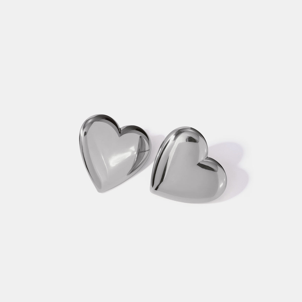 1# BEST Silver Heart Stud Earrings Jewelry Gift for Women | #1 Best Most Top Trendy Trending Aesthetic Silver Earrings Jewelry Gift for Women, Girls, Girlfriend, Mother, Wife, Ladies | Mason & Madison Co.