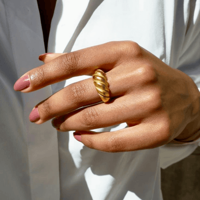 1# BEST Gold Ring Jewelry Gift for Women | #1 Best Most Top Trendy Trending Aesthetic Yellow Gold Ring Jewelry Gift for Women, Girls, Girlfriend, Mother, Wife, Ladies | Mason & Madison Co.