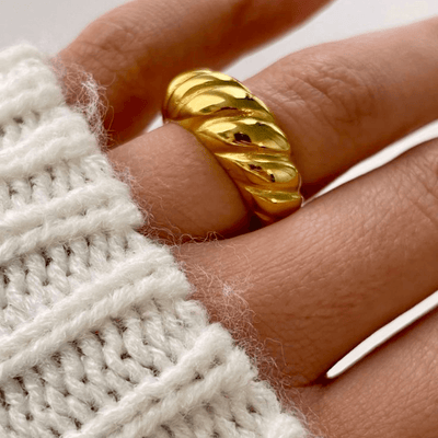 1# BEST Gold Ring Jewelry Gift for Women | #1 Best Most Top Trendy Trending Aesthetic Yellow Gold Ring Jewelry Gift for Women, Girls, Girlfriend, Mother, Wife, Ladies | Mason & Madison Co.