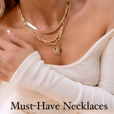1# BEST Gold Layered Layering Chain Necklaces Bundle Jewelry Gift for Women | #1 Best Most Top Trendy Trending Aesthetic Yellow Gold Twisted Rope Chain Necklace, Gold Butterfly Pendant Necklace Jewelry Gift for Women, Girls, Girlfriend, Mother, Wife, Ladies | Mason & Madison Co.