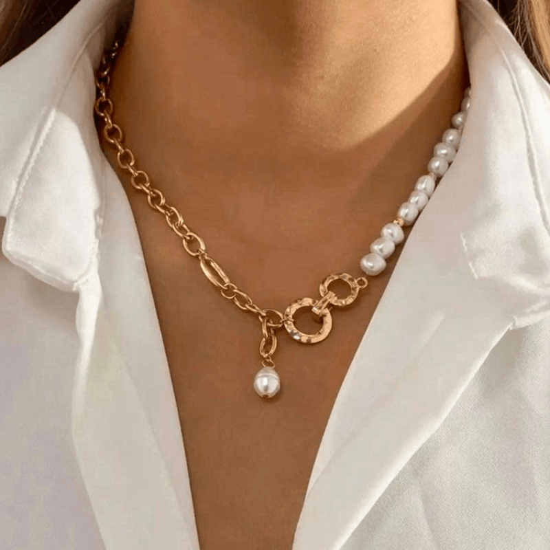 1# BEST Gold Pearl Pendant Necklace Jewelry Gift for Women | #1 Best Most Top Trendy Trending Aesthetic Yellow Gold Pearl Necklace Jewelry Gift for Women, Girls, Girlfriend, Mother, Wife, Daughter, Ladies | Mason & Madison Co.