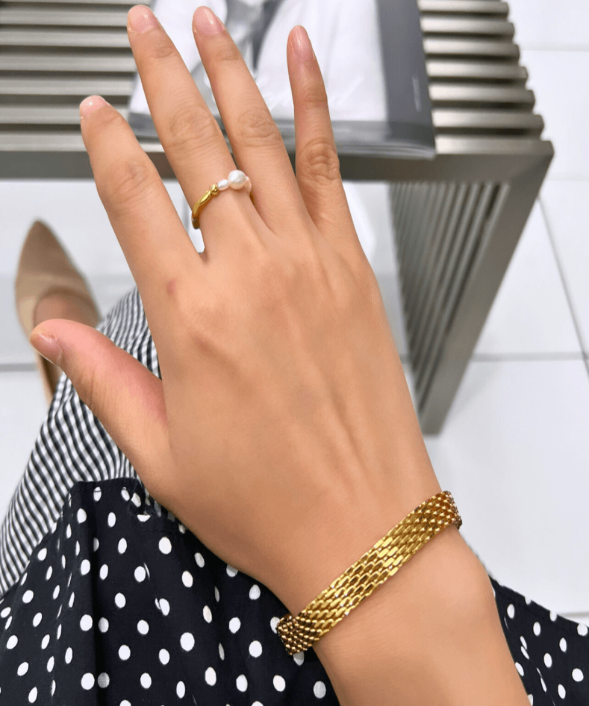 18K Gold Chain Bracelet Women’s Best Trending Gift for Lady Girl Mother Wife,Birthday Travel Vacation Bridal Wedding Party Daily Office Work School,Spring Summer Fall Winter Holiday Sale,Mason & Madison Co.