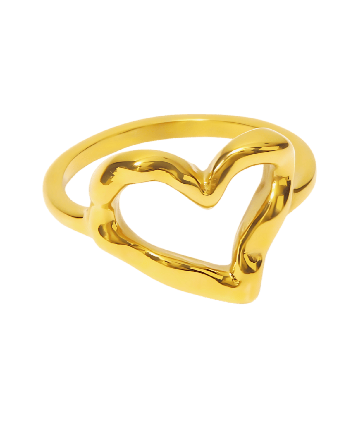 18K Gold Heart Ring Women’s Best Trending Gift for Lady Girl Mother Wife,Birthday Travel Vacation Bridal Wedding Party Daily Office Work School,Spring Summer Fall Winter Holiday Sale,Mason & Madison Co.