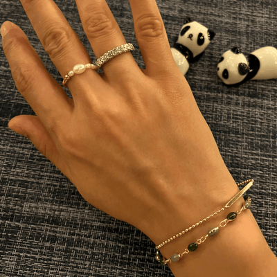 1# BEST Gold Jade Chain Bracelet Jewelry Gift for Women | #1 Best Most Top Trendy Trending Aesthetic Gold Jade Bracelet Jewelry Gift for Women, Girls, Girlfriend, Mother, Wife, Daughter, Ladies | Mason & Madison Co.