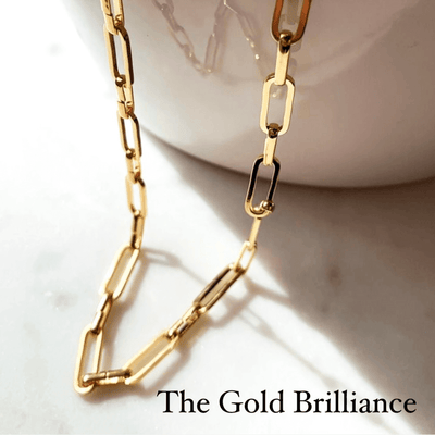1# BEST Gold Link Chain Necklace Jewelry Gift for Women | #1 Best Most Top Trendy Trending Aesthetic Yellow Gold Chain Necklace Jewelry Gift for Women, Girls, Girlfriend, Mother, Wife, Ladies | Mason & Madison Co.