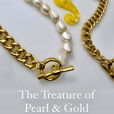 1# BEST Gold Pearl Chain Necklace Jewelry Gift for Women | #1 Best Most Top Trendy Trending Aesthetic Yellow Gold Pearl Necklace Jewelry Gift for Women, Girls, Girlfriend, Mother, Wife, Ladies | Mason & Madison Co.