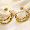 #1 Best Trendy Gold Hoop Earrings Jewelry Gift for Women | Best Trending Aesthetic Yellow Gold Hoop Earrings Jewelry Gift for Women, Girls, Girlfriend, Mother, Wife, Daughter | Mason & Madison Co.