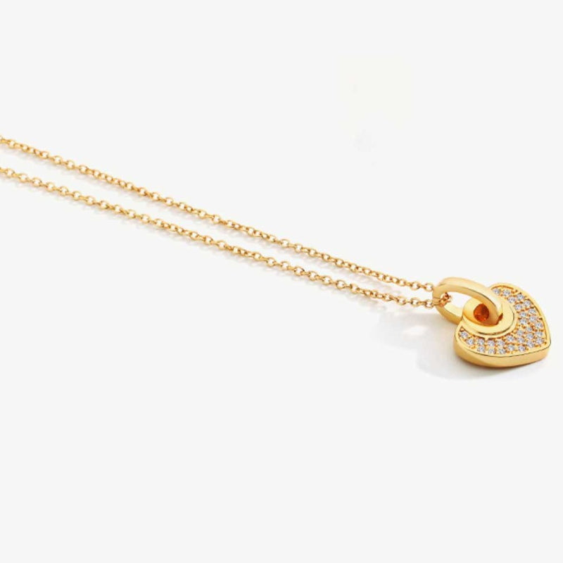 1# BEST Women's Gold Diamond Heart Pendant Necklace for Women, #1 Best Most Top Trendy Trending Gold Diamond Heart Pendant Necklace for Women Gift, Mason & Madison Co.