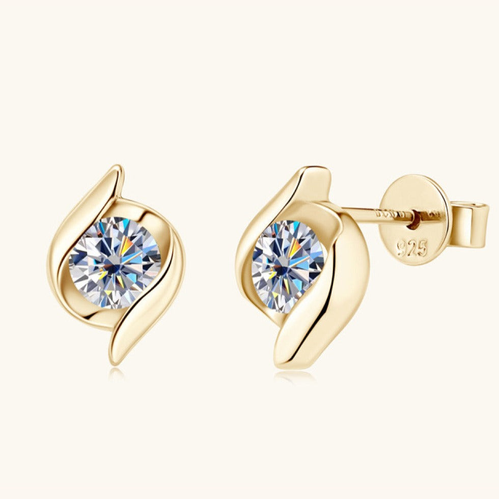 1# BEST Gold Diamond Earrings Jewelry Gift for Women | #1 Best Most Top Trendy Trending Aesthetic Yellow Gold Diamond Stud Earrings Jewelry Gift for Women, Girls, Girlfriend, Mother, Wife, Ladies | Mason & Madison Co.