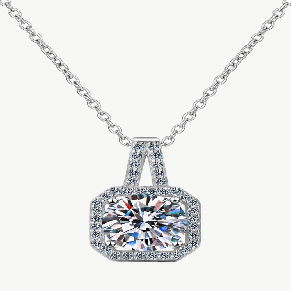 1# BEST Diamond Square Pendant Necklace Jewelry Gift for Women | #1 Best Most Top Trendy Trending Aesthetic Silver Square Diamond Pendant Necklace Jewelry Gift for Women, Girls, Girlfriend, Mother, Wife, Ladies | Mason & Madison Co.
