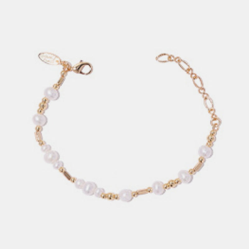 1# BEST Gold Pearl Bracelet Jewelry Gift for Women | #1 Best Most Top Trendy Trending Aesthetic Yellow Gold Pearl Bracelet Jewelry Gift for Women, Girls, Girlfriend, Mother, Wife, Daughter, Ladies | Mason & Madison Co.