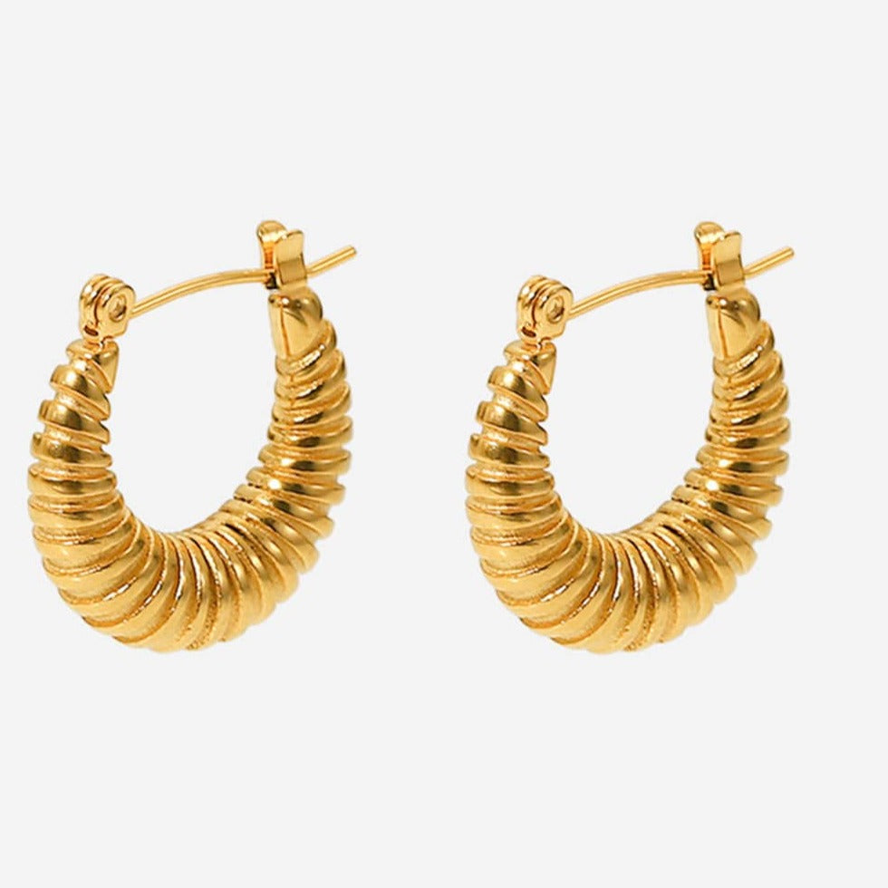 1# BEST Gold Hoop Earrings Jewelry Gift for Women | #1 Best Most Top Trendy Trending Aesthetic Yellow Gold Earrings Jewelry Gift for Women, Girls, Girlfriend, Mother, Wife, Ladies | Mason & Madison Co.