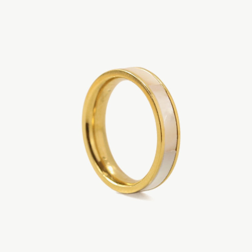 1# BEST Gold Ring Jewelry Gift for Women | #1 Best Most Top Trendy Trending Aesthetic Yellow Gold Shell Ring Jewelry Gift for Women, Girls, Girlfriend, Mother, Wife, Daughter, Ladies | Mason & Madison Co.