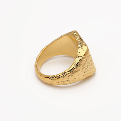 1# BEST Gold Ring Jewelry Gift for Women | #1 Best Most Top Trendy Trending Aesthetic Yellow Gold Textured Ring Jewelry Gift for Women, Girls, Girlfriend, Mother, Wife, Daughter, Ladies | Mason & Madison Co.
