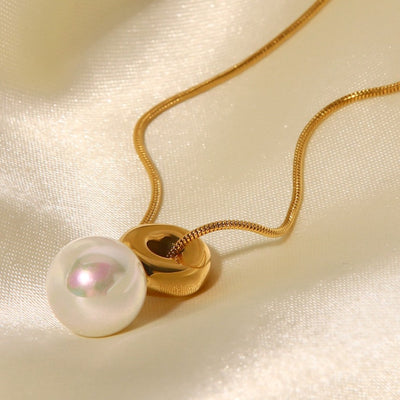 1# BEST Gold Pearl Pendant Necklace Jewelry Gift for Women | #1 Best Most Top Trendy Trending Aesthetic Yellow Gold Pearl Pendant Necklace Jewelry Gift for Women, Girls, Girlfriend, Mother, Wife, Ladies | Mason & Madison Co.