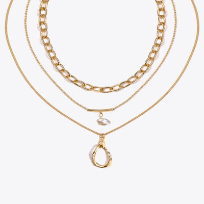 1# BEST Gold Layered Layering Chain Necklace Jewelry Gift for Women | #1 Best Most Top Trendy Trending Aesthetic Yellow Gold Layered Layering Necklace Jewelry Gift for Women, Mother, Wife, Ladies | Mason & Madison Co.