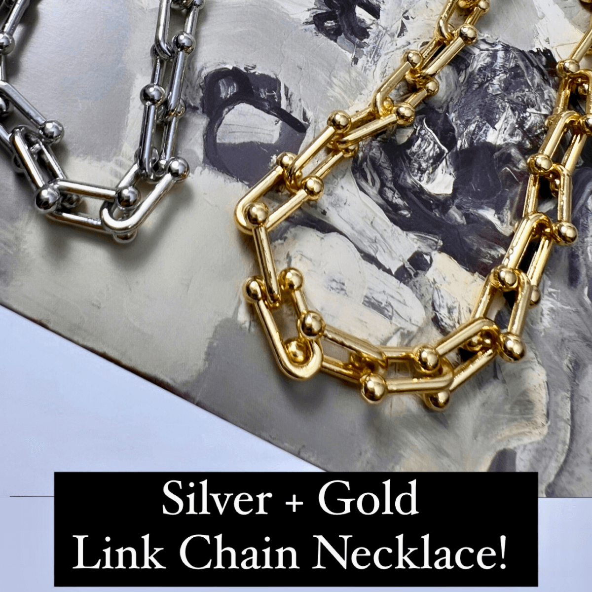 MASON mixed metal chain necklace