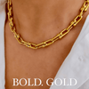 Best Gold Chain Jewelry Bundle Set Gift | Best Aesthetic Yellow Gold Chain Necklace, Bracelet Jewelry Gift for Women, Mother, Wife, Daughter | Mason & Madison Co.