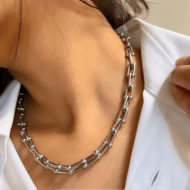 1# BEST Silver Link Chain Necklaces Jewelry Gift for Women | #1 Best Most Top Trendy Trending Aesthetic Silver Graduated Link Necklace Chain Jewelry Gift for Women, Girls, Girlfriend, Mother, Wife, Ladies | Mason & Madison Co.