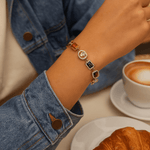 Gold Chunky Chain Bracelet, Best Trending Trendy Gold Chunky Chain Bracelet Gift for Women, Lady, Mother, Wife, Mason & Madison Co.