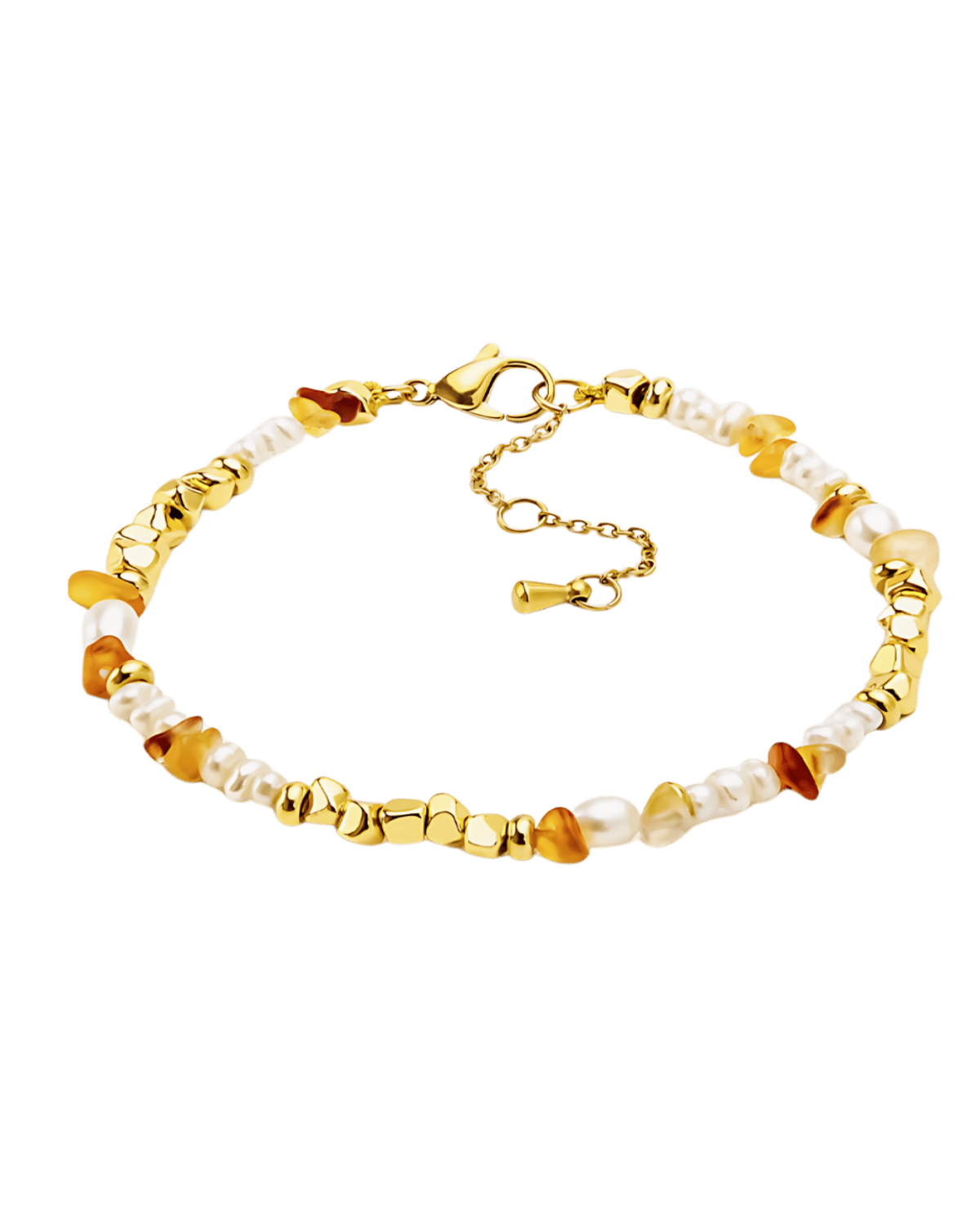 18K Pearl Chain Bracelet Women’s Best Trending Gift for Lady Girl Mother Wife,Birthday Travel Vacation Bridal Wedding Party Daily Office Work School,Spring Summer Fall Winter Holiday Sale,Mason & Madison Co.
