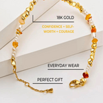 18K Pearl Chain Bracelet Women’s Best Trending Gift for Lady Girl Mother Wife,Birthday Travel Vacation Bridal Wedding Party Daily Office Work School,Spring Summer Fall Winter Holiday Sale,Mason & Madison Co.