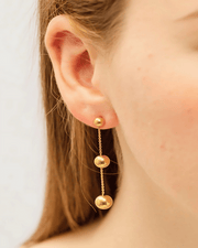 18K Gold Drop Earrings Women’s Best Trending Gift for Lady Girl Mother Wife,Birthday Travel Vacation Bridal Wedding Party Daily Office Work School,Spring Summer Fall Winter Holiday Sale,Mason & Madison Co.