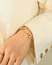 18K Gold Chain Bracelet Women’s Best Trending Gift for Lady Girl Mother Wife,Birthday Travel Vacation Bridal Wedding Party Daily Office Work School,Spring Summer Fall Winter Holiday Sale,Mason & Madison Co.