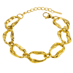 18K Gold Link Chain Bracelet Women’s Best Trending Gift for Lady Girl Mother Wife,Birthday Travel Vacation Bridal Wedding Party Daily Office Work School,Spring Summer Fall Winter Holiday Sale,Mason & Madison Co.