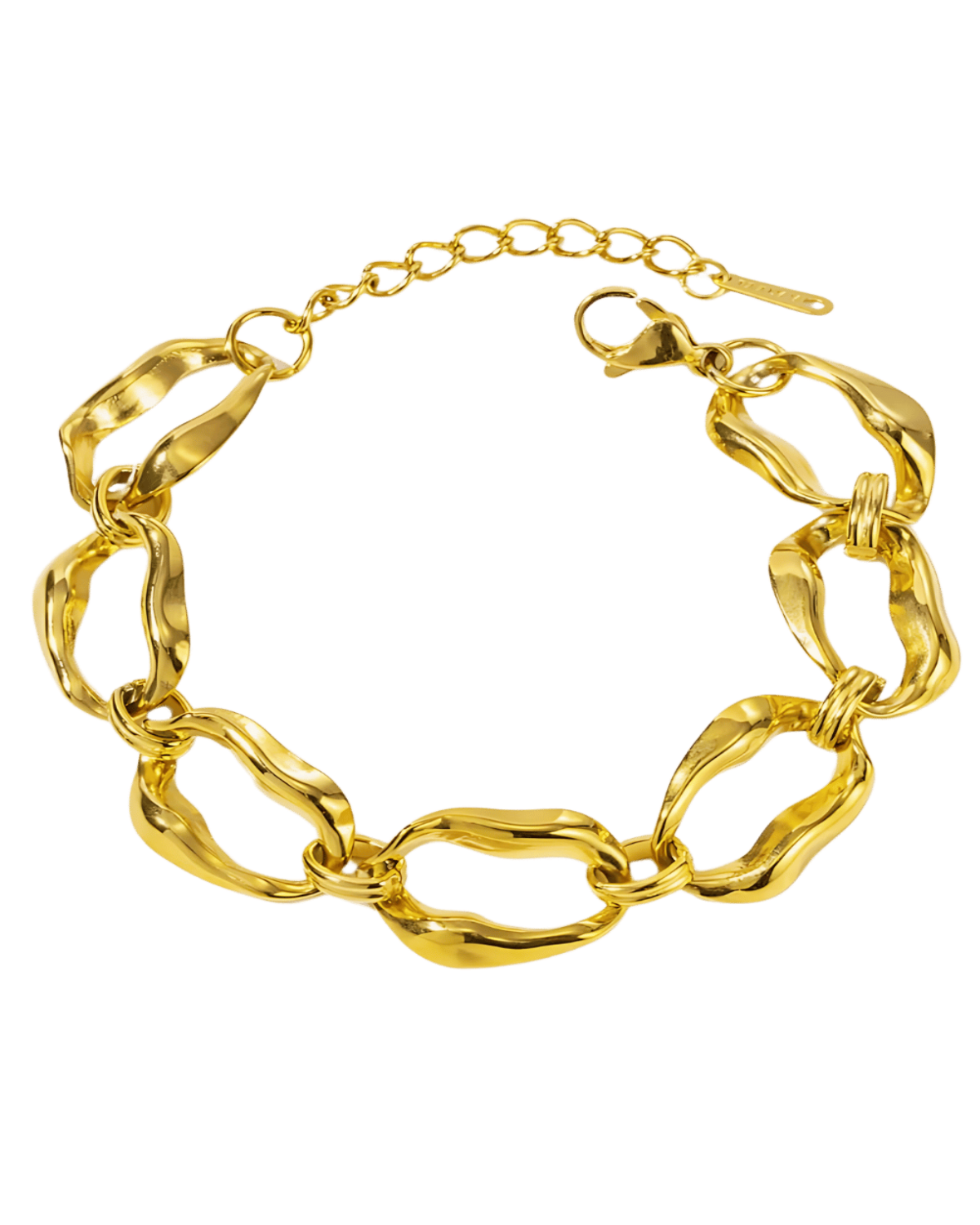 18K Gold Link Chain Bracelet Women’s Best Trending Gift for Lady Girl Mother Wife,Birthday Travel Vacation Bridal Wedding Party Daily Office Work School,Spring Summer Fall Winter Holiday Sale,Mason & Madison Co.
