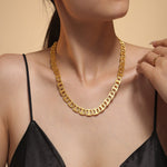 18K Gold Chain Necklace Women’s Best Trending Gift for Lady Girl Mother Wife,Birthday Travel Vacation Bridal Wedding Party Daily Office Work School,Spring Summer Fall Winter Holiday Sale,Mason & Madison Co.