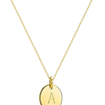 18K Gold Letter Necklace, Best Trending Trendy Gold Letter Necklace Gift for Women, Lady, Mother, Wife.