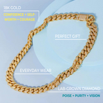 18K Gold Chain Necklace, Best Trending Gold Chain Necklace Gift for Women, Lady, Mother, Wife.