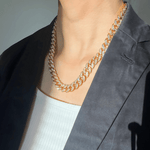 18K Diamond Gold Chain Necklace Women’s Best Trending Gift for Lady Girl Mother Wife,Birthday Travel Vacation Bridal Wedding Party Daily Office Work School,Spring Summer Fall Winter Holiday Sale,Mason & Madison Co.