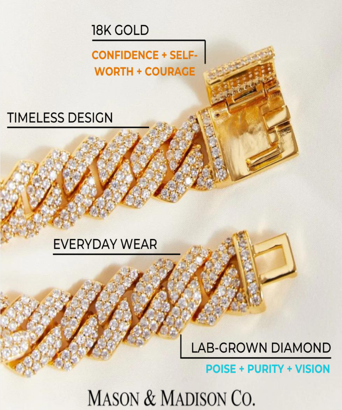 18K Best Trending Gold Chain Bracelet Gift on Sale for Women, Lady, Mother, Wife