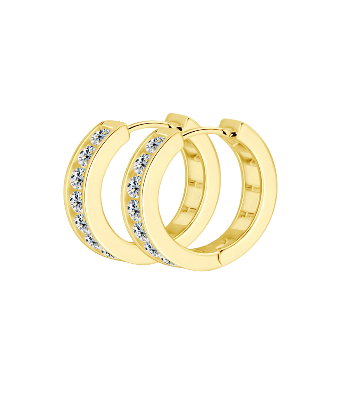 18K Diamond Gold Hoop Earrings Women’s Best Trending Gift for Lady Girl Mother Wife,Birthday Travel Vacation Bridal Wedding Party Daily Office Work School,Spring Summer Fall Winter Holiday Sale,Mason & Madison Co.