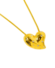 18K Gold Heart Pendant Necklace Women’s Best Trending Gift for Lady Girl Mother Wife,Birthday Travel Vacation Bridal Wedding Party Daily Office Work School,Spring Summer Fall Winter Holiday Sale,Mason & Madison Co.