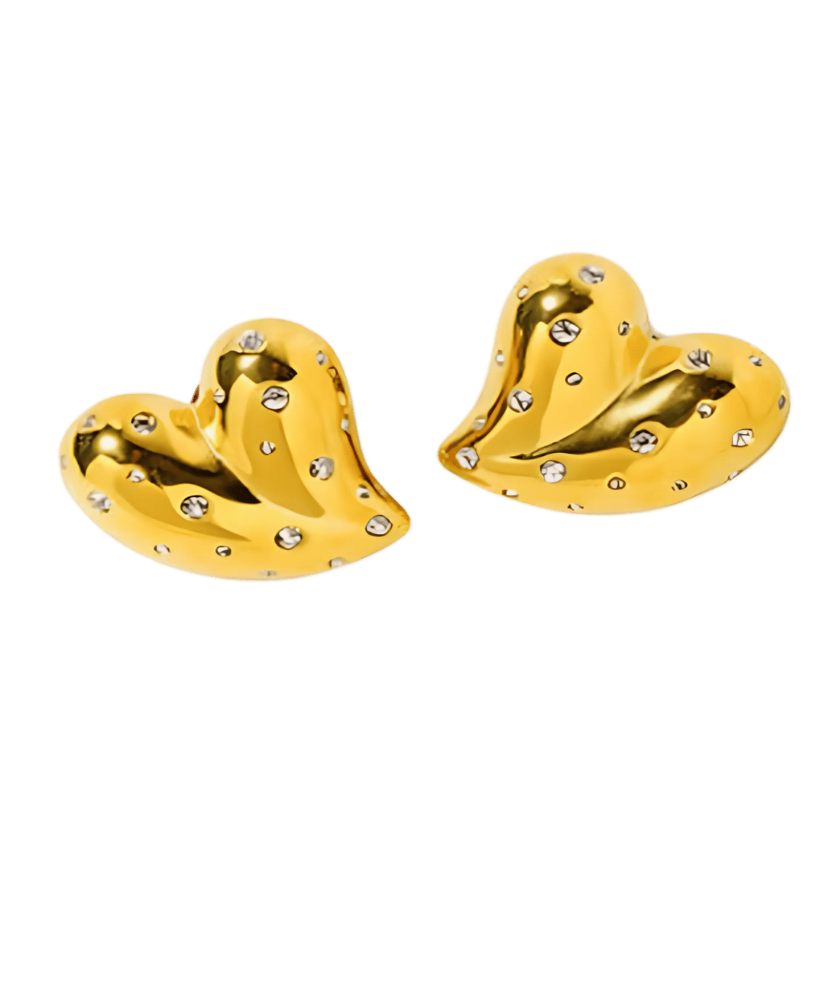 18K Gold Heart Earrings Women’s Best Trending Gift for Lady Girl Mother Wife,Birthday Travel Vacation Bridal Wedding Party Daily Office Work School,Spring Summer Fall Winter Holiday Sale,Mason & Madison Co.