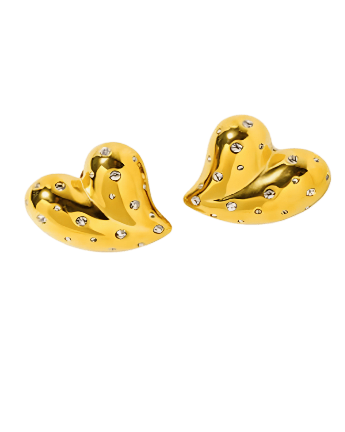18K Gold Heart Earrings Women’s Best Trending Gift for Lady Girl Mother Wife,Birthday Travel Vacation Bridal Wedding Party Daily Office Work School,Spring Summer Fall Winter Holiday Sale,Mason & Madison Co.