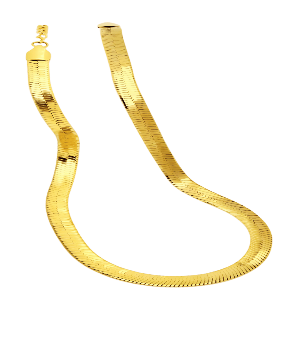 18K Gold Snake Chain Necklace, Best Trending Gold Snake Chain Necklace Gift for Women, Lady, Mother, Wife.