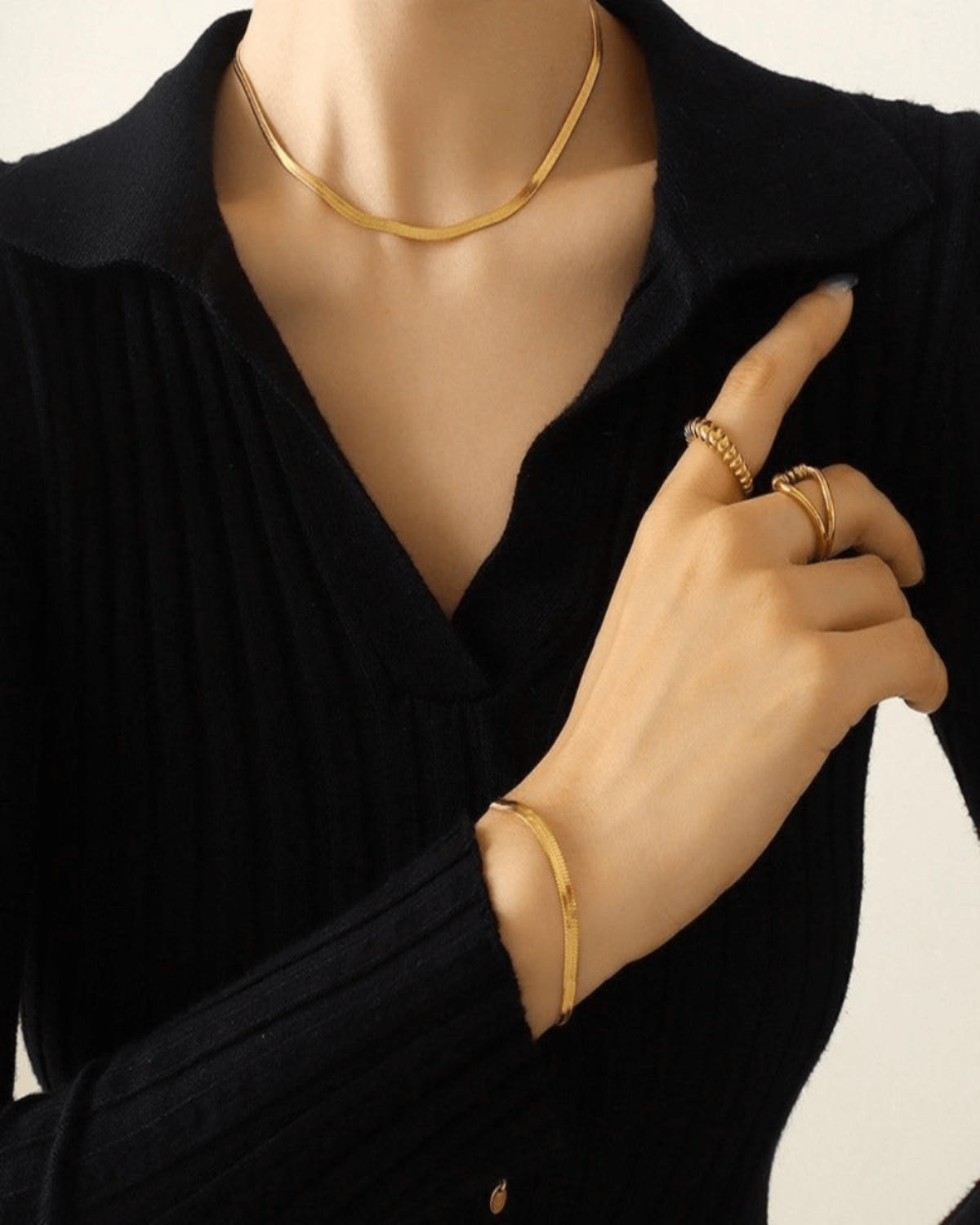 18K Gold Snake Chain Necklace Bracelet Women’s Best Trending Gift for Lady Girl Mother Wife,Birthday Travel Vacation Bridal Wedding Party Daily Office Work School,Spring Summer Fall Winter Holiday Sale,Mason & Madison Co.