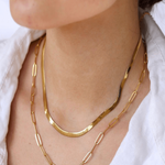 18K Gold Chain Necklace Women’s Best Trending Gift for Lady Girl Mother Wife,Birthday Travel Vacation Bridal Wedding Party Daily Office Work School,Spring Summer Fall Winter Holiday Sale,Mason & Madison Co.