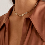 18K Gold Link Chain Necklace Women’s Best Trending Gift for Lady Girl Mother Wife,Birthday Travel Vacation Bridal Wedding Party Daily Office Work School,Spring Summer Fall Winter Holiday Sale,Mason & Madison Co.