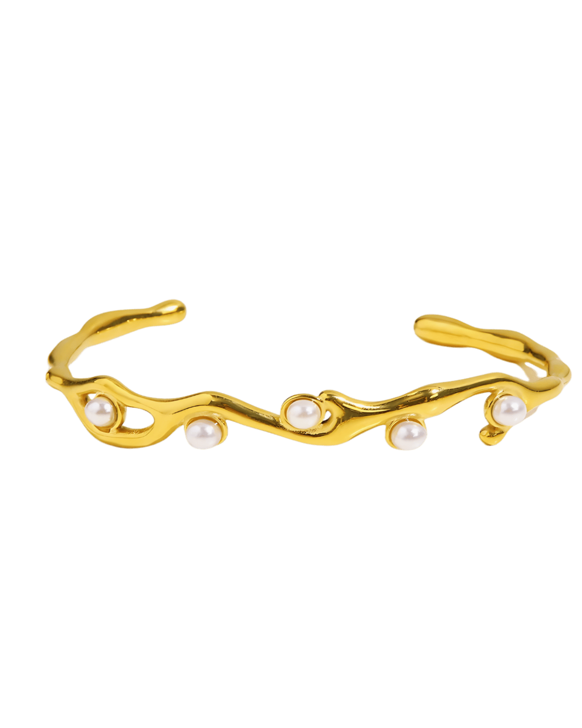 18K Pearl Cuff Bracelet Women’s Best Trending Gift for Lady Girl Mother Wife,Birthday Travel Vacation Bridal Wedding Party Daily Office Work School,Spring Summer Fall Winter Holiday Sale,Mason & Madison Co.