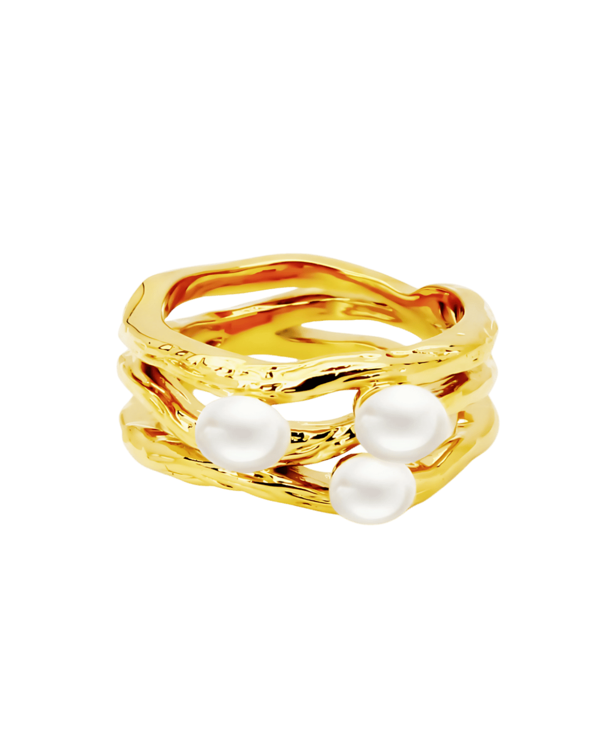 18K Pearl Ring Women’s Best Trending Gift for Lady Girl Mother Wife,Birthday Travel Vacation Bridal Wedding Party Daily Office Work School,Spring Summer Fall Winter Holiday Sale,Mason & Madison Co.