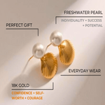18K Pearl Stud Earrings Women’s Best Trending Gift for Lady Girl Mother Wife,Birthday Travel Vacation Bridal Wedding Party Daily Office Work School,Spring Summer Fall Winter Holiday Sale,Mason & Madison Co.