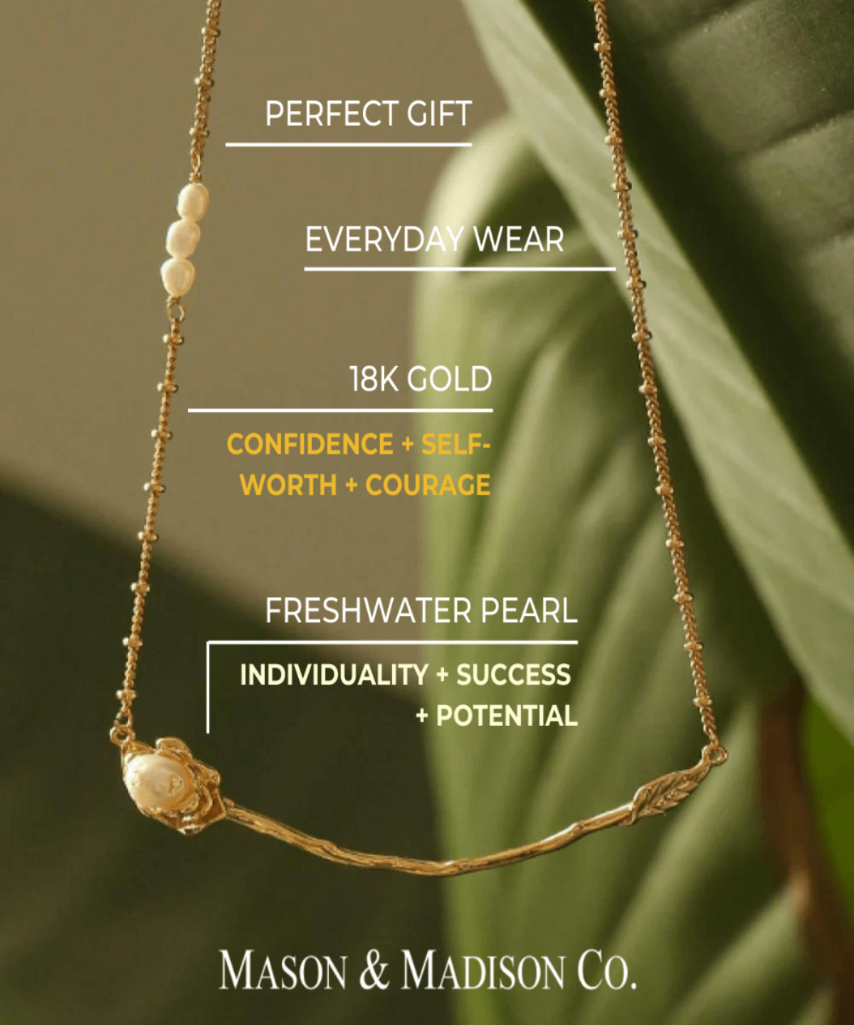 18K Gold Rose Pendant Necklace Women’s Best Trending Gift for Lady Girl Mother Wife,Birthday Travel Vacation Bridal Wedding Party Daily Office Work School,Spring Summer Fall Winter Holiday Sale,Mason & Madison Co.