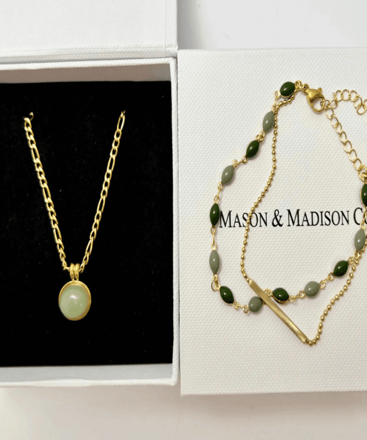 18K Best Trending Jade Necklace Bracelet Gift on Sale for Women, Lady, Mother, Wife