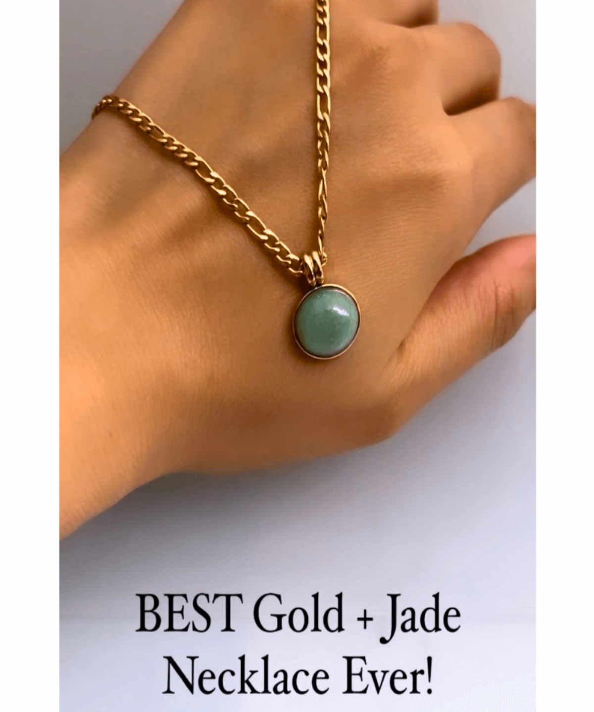 18K Best Trending Jade Necklace Gift on Sale for Women, Lady, Mother, Wife